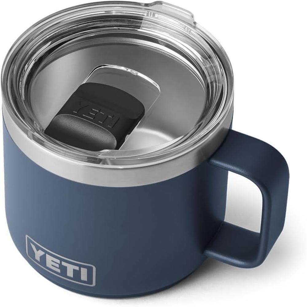 YETI RAMBLER TAZA APILABLE CON TAPA MAGSLIDER DE 14 OZ | AZUL MARINO - 1