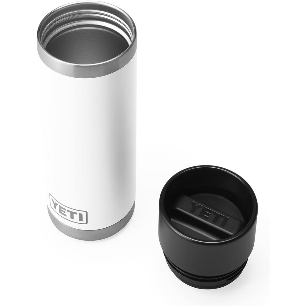 YETI BOTELLA RAMBLER TÉRMICA CON TAPA HOT SHOT DE 18 OZ | BLANCO - 3