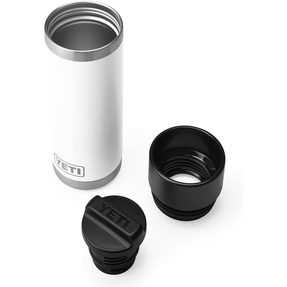 YETI BOTELLA RAMBLER TÉRMICA CON TAPA HOT SHOT DE 18 OZ | BLANCO - 5
