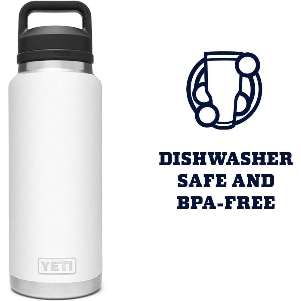 YETI BOTELLA RAMBLER CON TAPA PARA SORBOS DE 36 OZ | BLANCO - 5