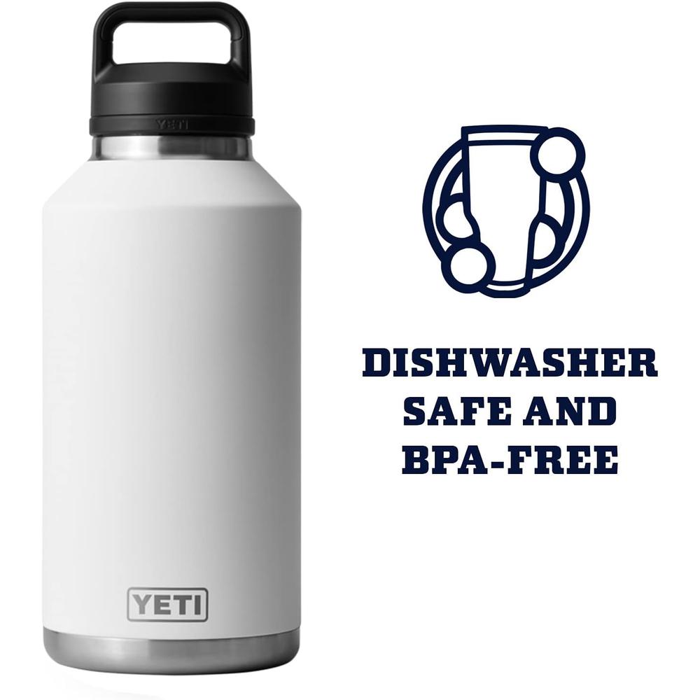 YETI BOTELLA RAMBLER CON TAPA DE CHUPÓN DE 64 OZ | BLANCO - 6