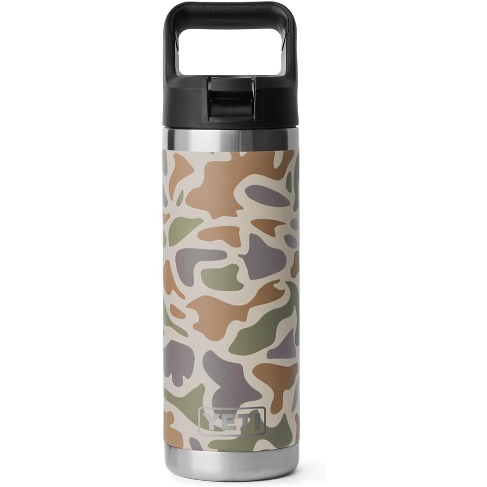 YETI BOTELLA RAMBLER CON TAPA DE CAÑITA DE 18 OZ | CAMUFLAJE - 3