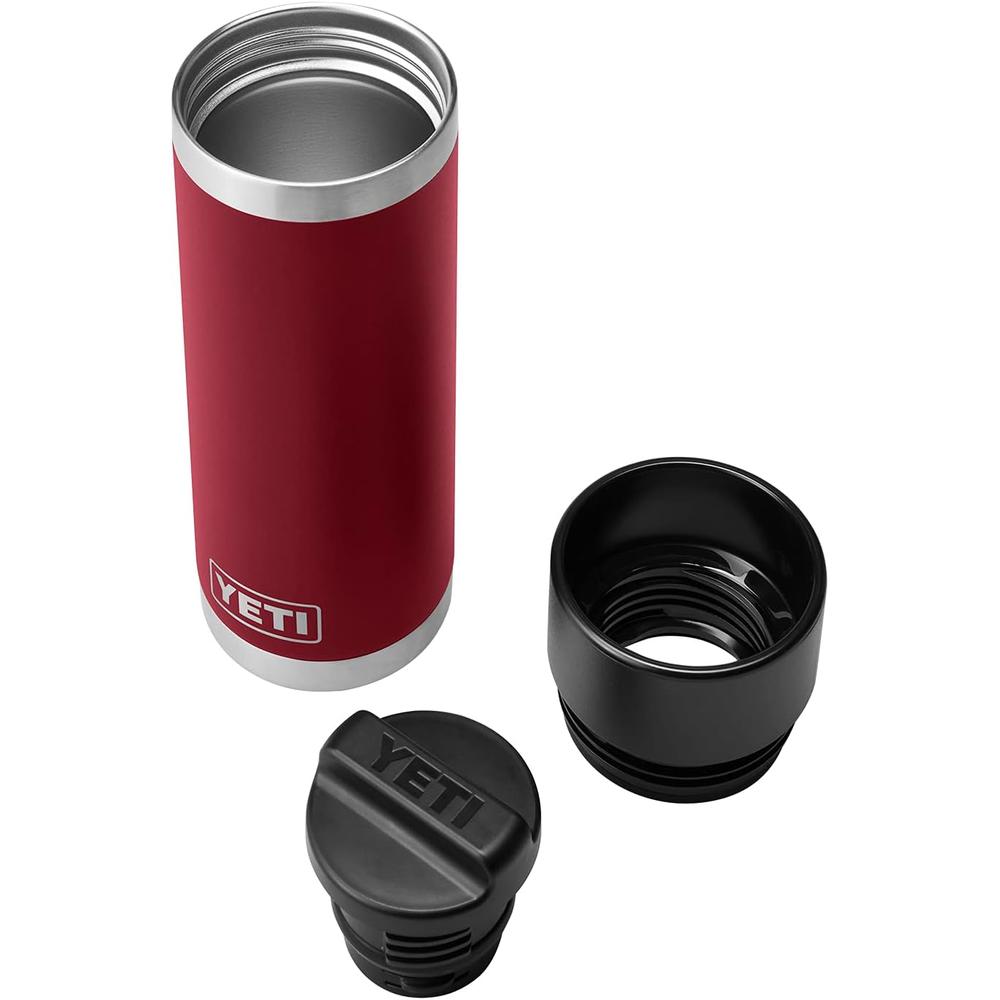 YETI BOTELLA RAMBLER TÉRMICA CON TAPA HOT SHOT DE 18 OZ | ROJO OSCURO - 5