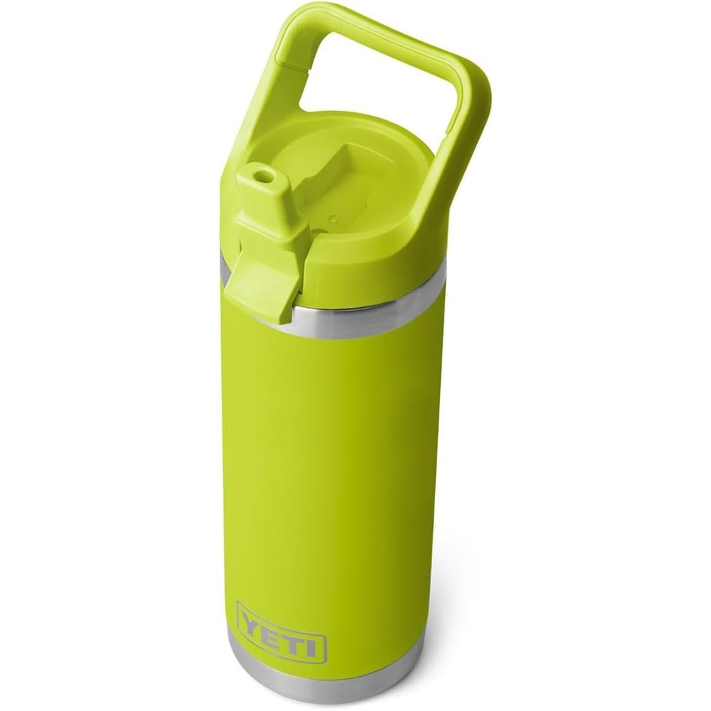 YETI BOTELLA RAMBLER CON TAPA DE CAÑITA DE 18 OZ | AMARILLO LIMÓN - 1