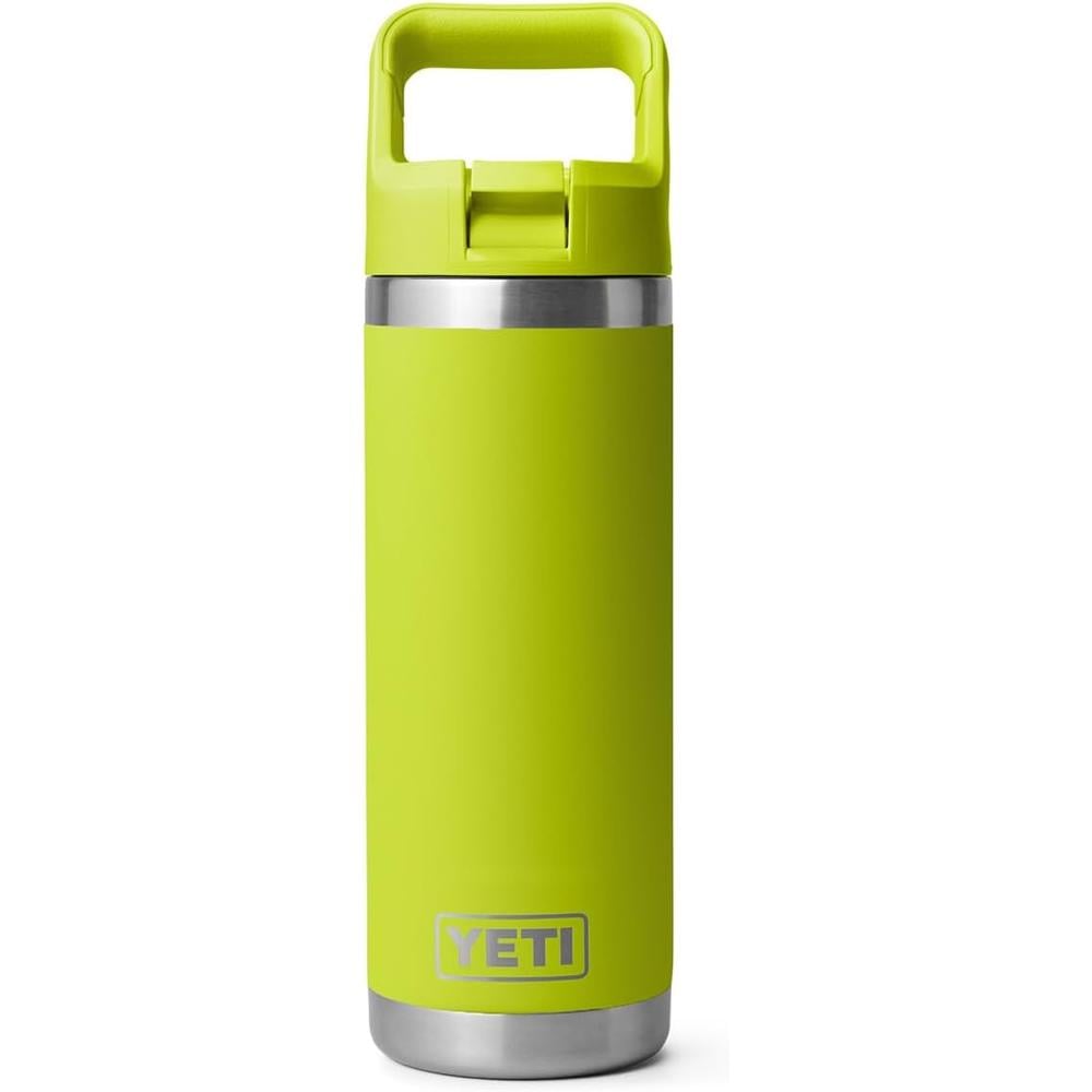 YETI BOTELLA RAMBLER CON TAPA DE CAÑITA DE 18 OZ | AMARILLO LIMÓN - 3