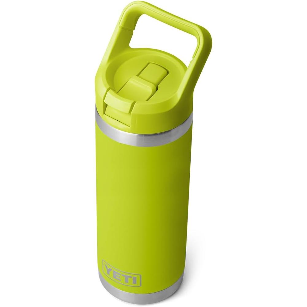 YETI BOTELLA RAMBLER CON TAPA DE CAÑITA DE 18 OZ | AMARILLO LIMÓN - 5