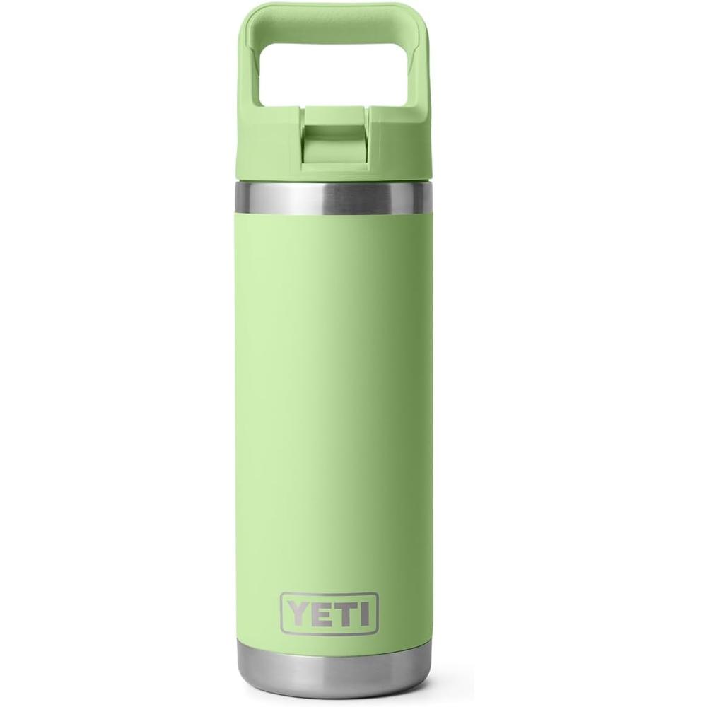 YETI BOTELLA RAMBLER CON TAPA DE CAÑITA DE 18 OZ | VERDE LIMÓN - 3