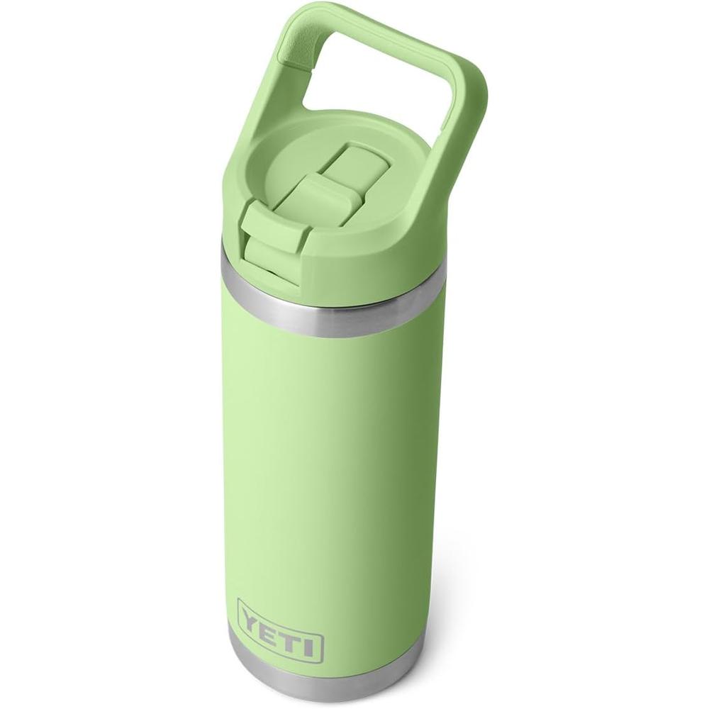 YETI BOTELLA RAMBLER CON TAPA DE CAÑITA DE 18 OZ | VERDE LIMÓN - 5