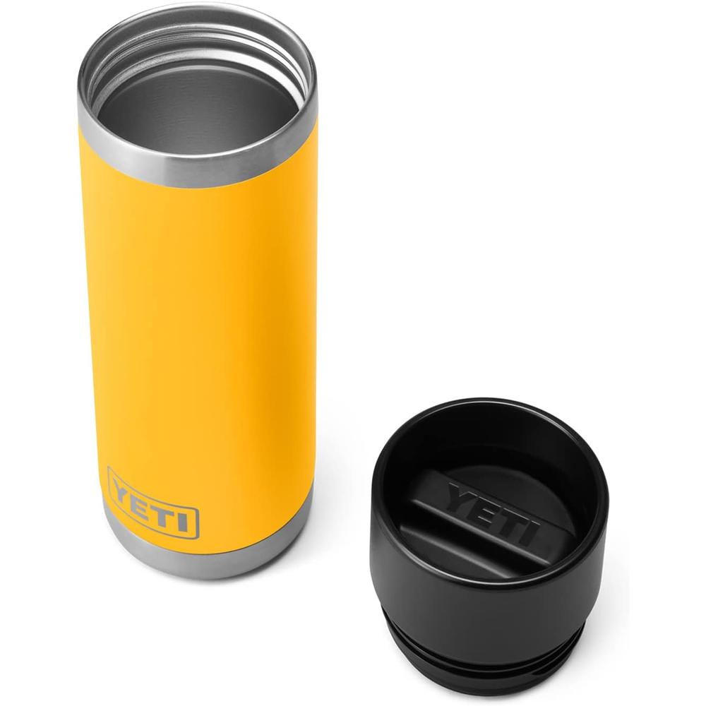 YETI BOTELLA RAMBLER TÉRMICA CON TAPA HOT SHOT DE 18 OZ | AMARILLO - 3