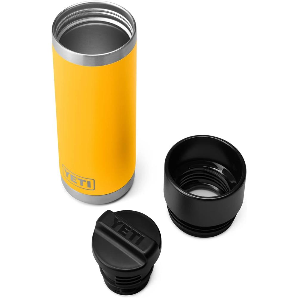 YETI BOTELLA RAMBLER TÉRMICA CON TAPA HOT SHOT DE 18 OZ | AMARILLO - 5