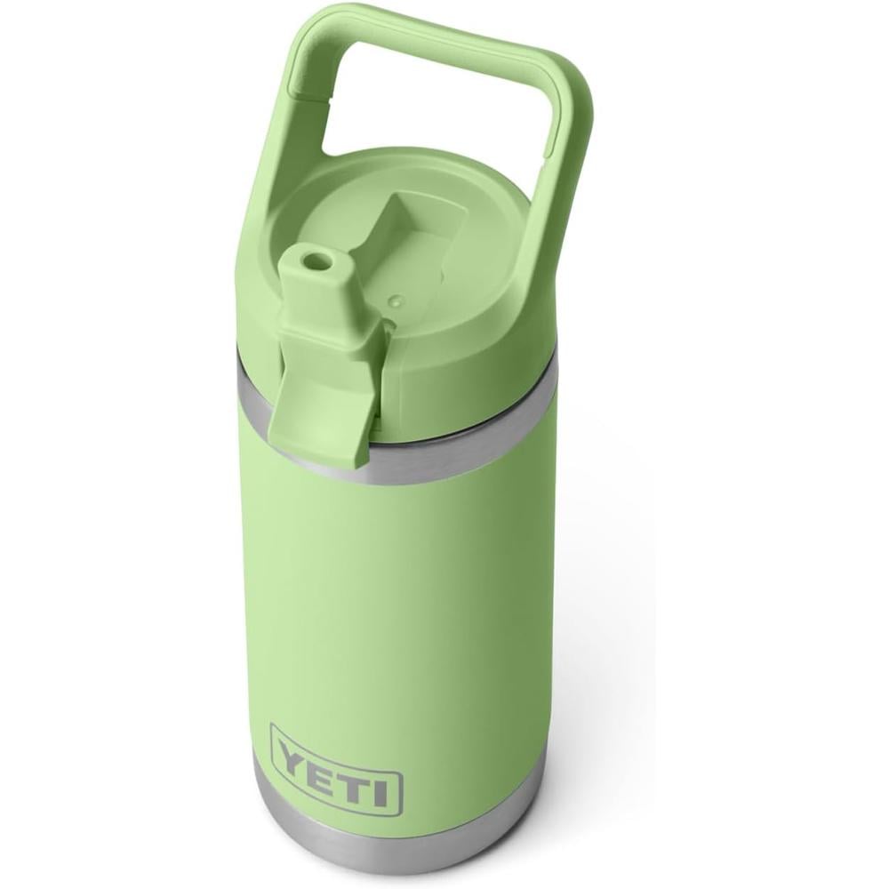 YETI BOTELLA RAMBLER JR. PARA NIÑOS CON CAÑITA DE 12 OZ | VERDE LIMÓN - 1