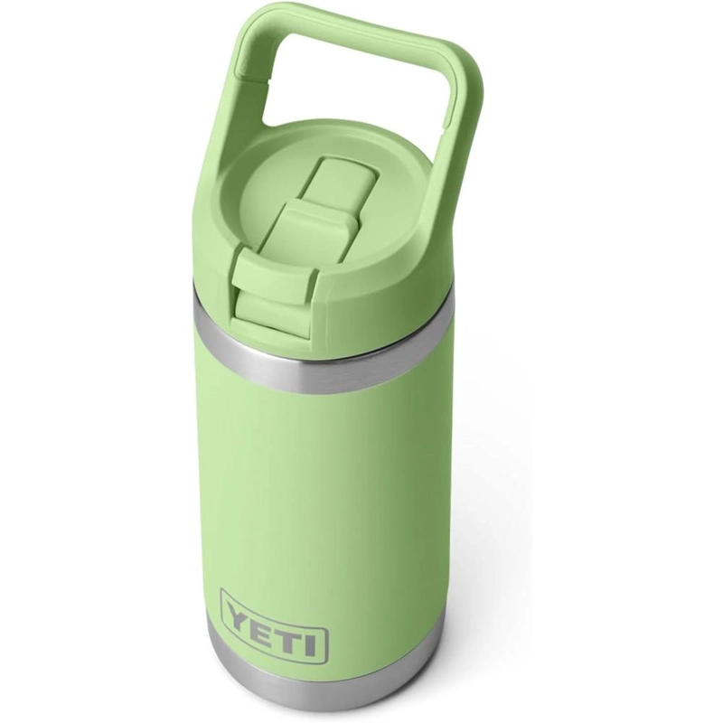 YETI BOTELLA RAMBLER JR. PARA NIÑOS CON CAÑITA DE 12 OZ | VERDE LIMÓN - 4