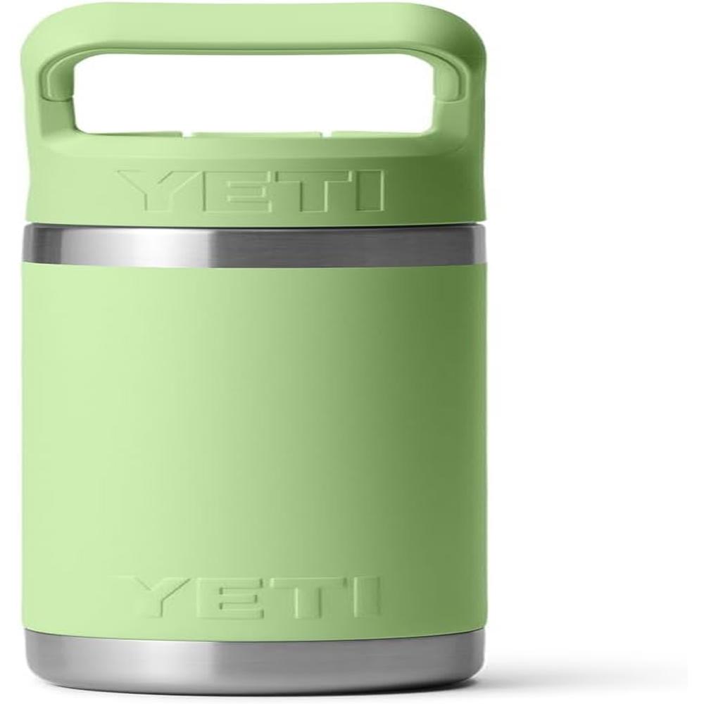 YETI BOTELLA RAMBLER JR. PARA NIÑOS CON CAÑITA DE 12 OZ | VERDE LIMÓN - 6