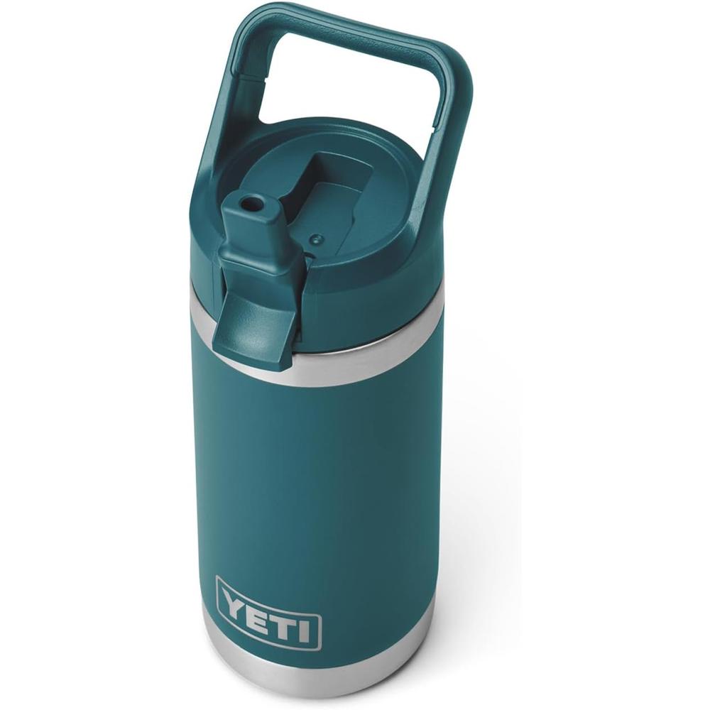 YETI BOTELLA RAMBLER JR. PARA NIÑOS CON CAÑITA DE 12 OZ | VERDE JADE - 1