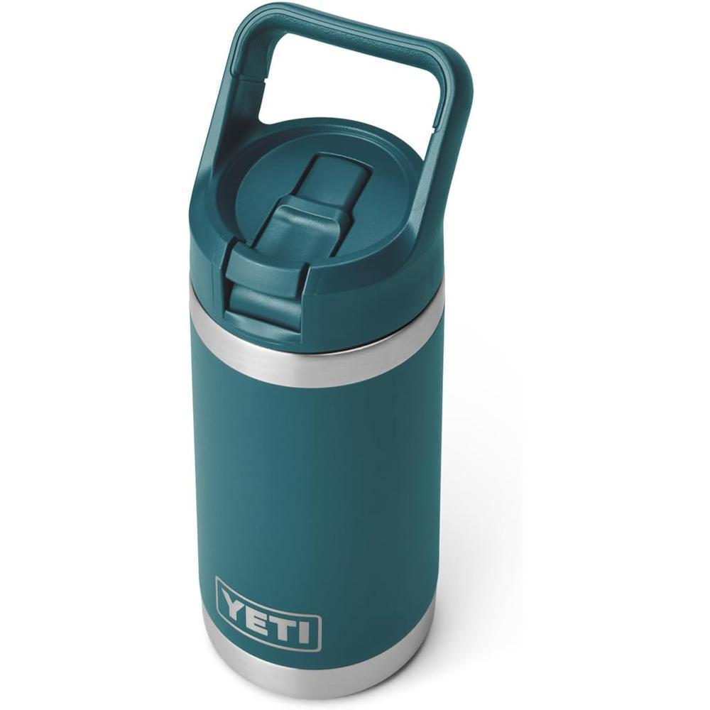 YETI BOTELLA RAMBLER JR. PARA NIÑOS CON CAÑITA DE 12 OZ | VERDE JADE - 4