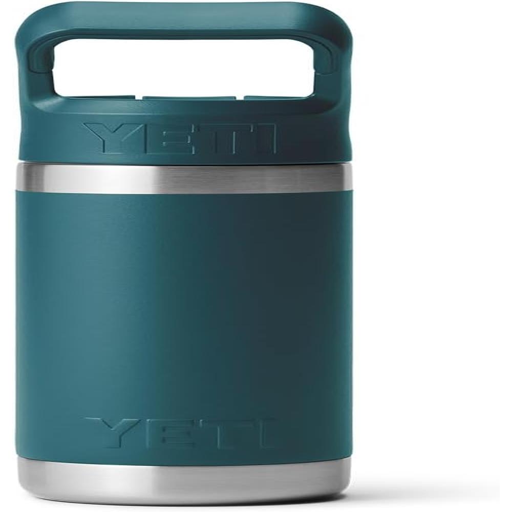 YETI BOTELLA RAMBLER JR. PARA NIÑOS CON CAÑITA DE 12 OZ | VERDE JADE - 6