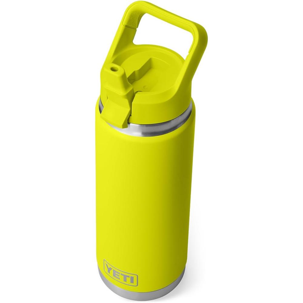 YETI BOTELLA RAMBLER CON TAPA DE CAÑITA DE 26 OZ | AMARILLO NEÓN - 1