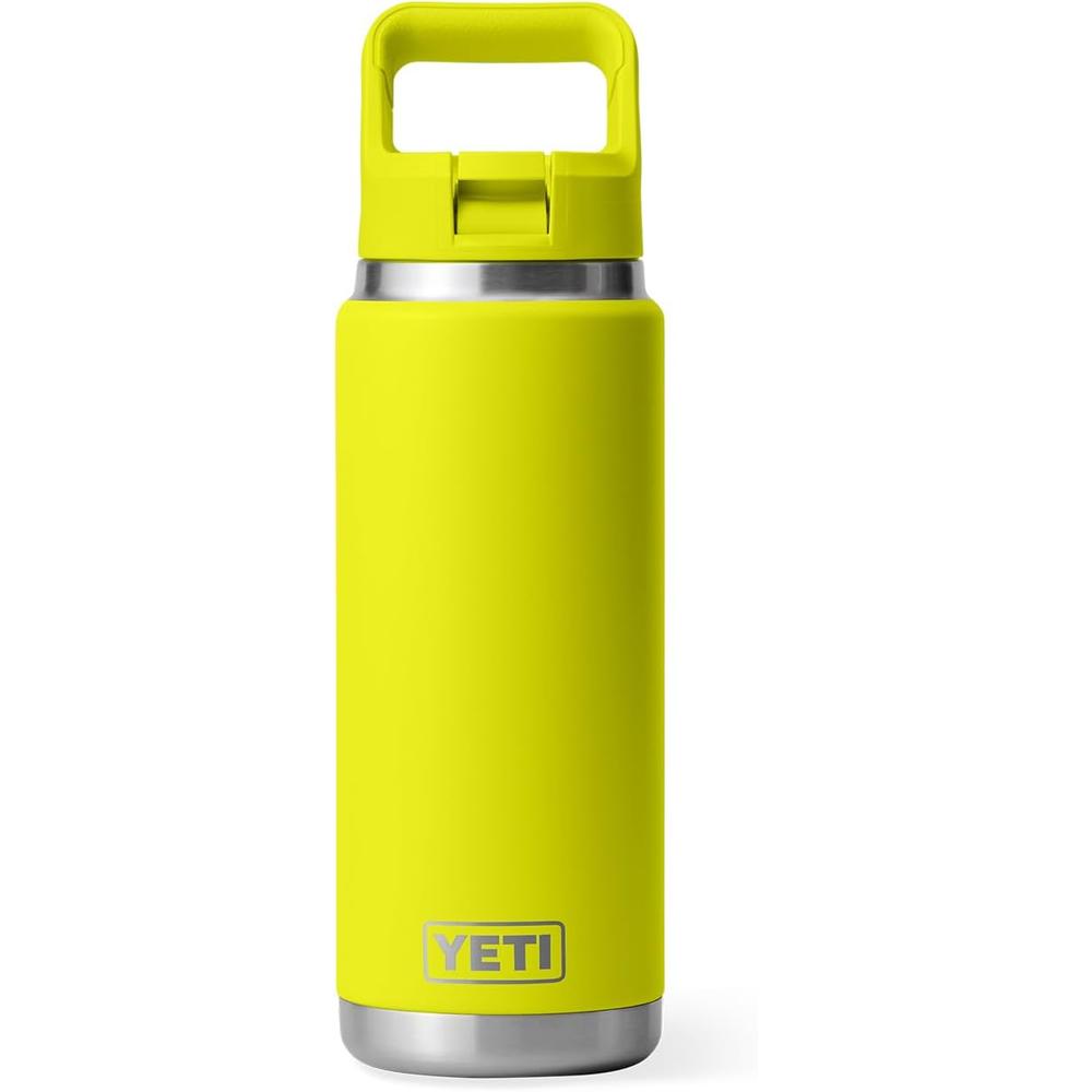 YETI BOTELLA RAMBLER CON TAPA DE CAÑITA DE 26 OZ | AMARILLO NEÓN - 3