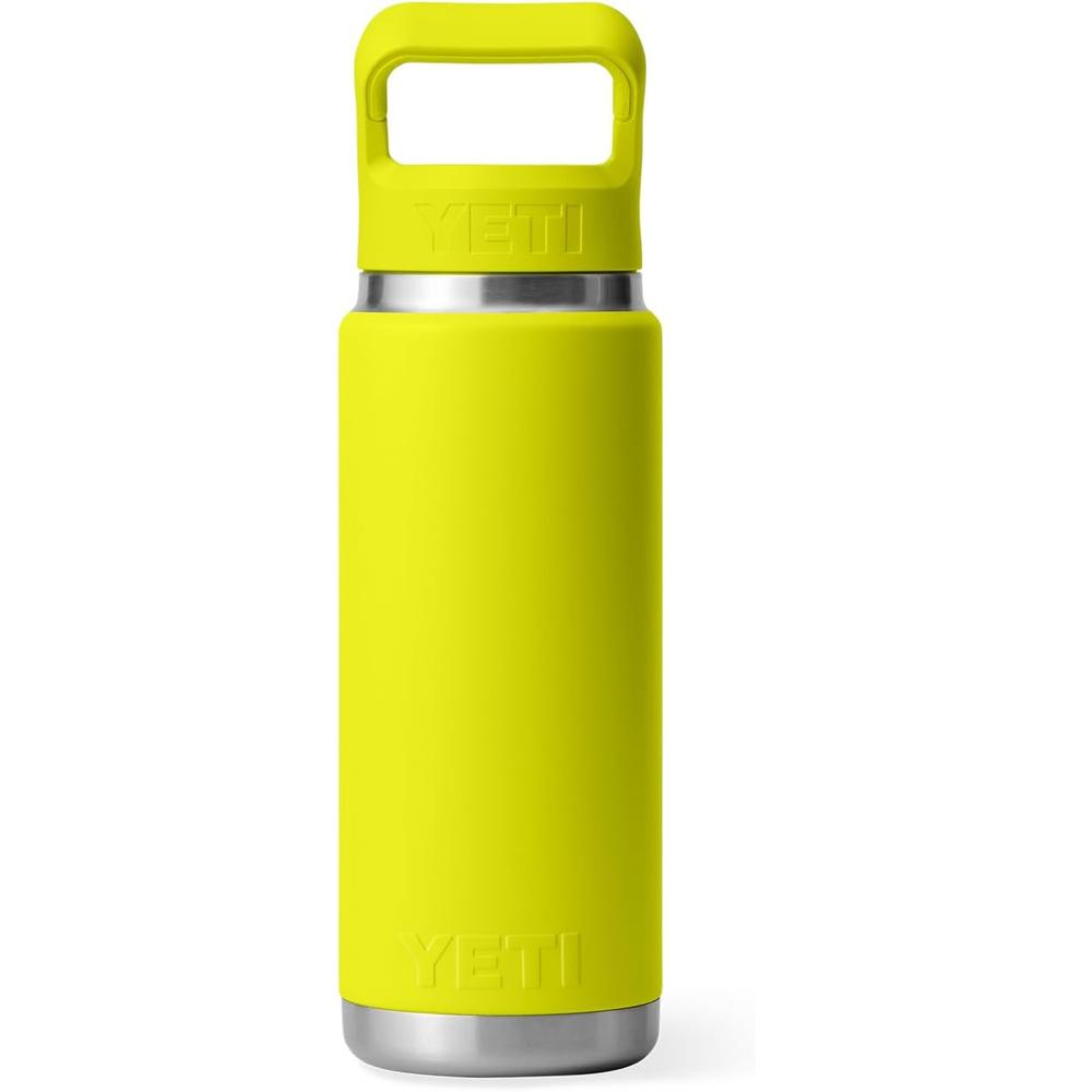 YETI BOTELLA RAMBLER CON TAPA DE CAÑITA DE 26 OZ | AMARILLO NEÓN - 5