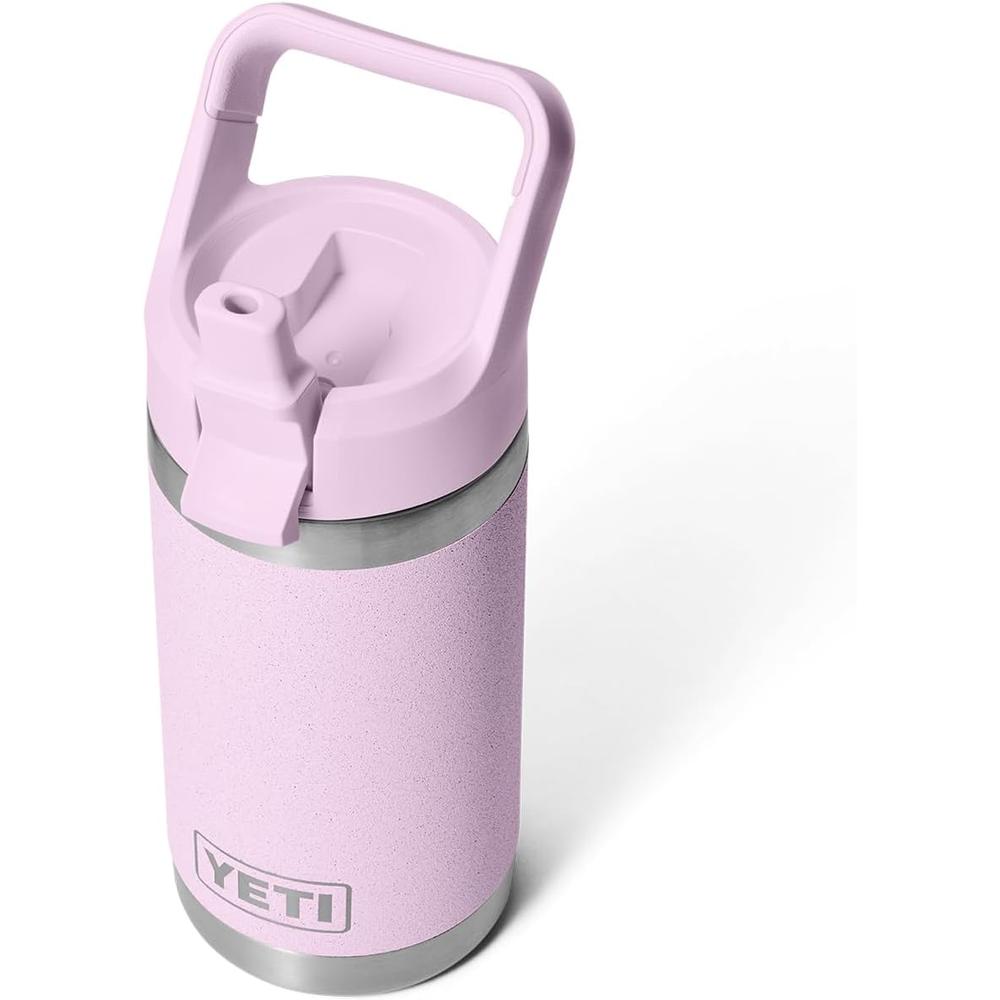 YETI BOTELLA RAMBLER JR. PARA NIÑOS CON CAÑITA DE 12 OZ | ROSA BEBÉ - 1
