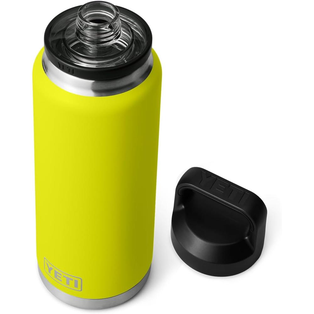 YETI BOTELLA RAMBLER CON TAPA PARA SORBOS DE 36 OZ | AMARILLO NEON - 1
