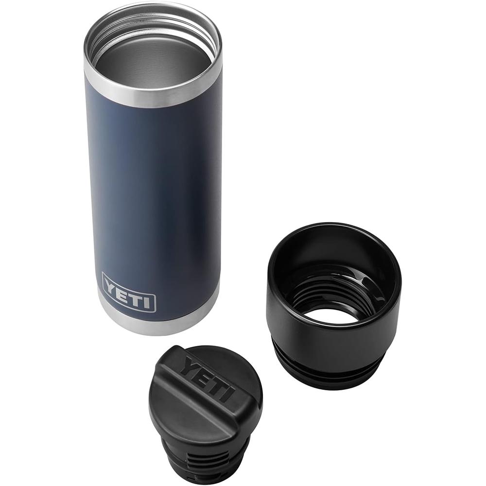 YETI BOTELLA RAMBLER TÉRMICA CON TAPA HOT SHOT DE 18 OZ | AZUL MARINO - 5