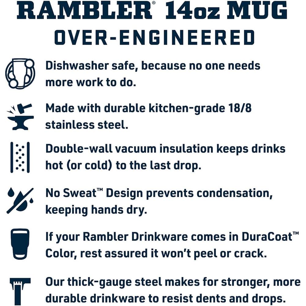 YETI RAMBLER TAZA APILABLE CON TAPA MAGSLIDER DE 14 OZ | VERDE LIMÓN - 4