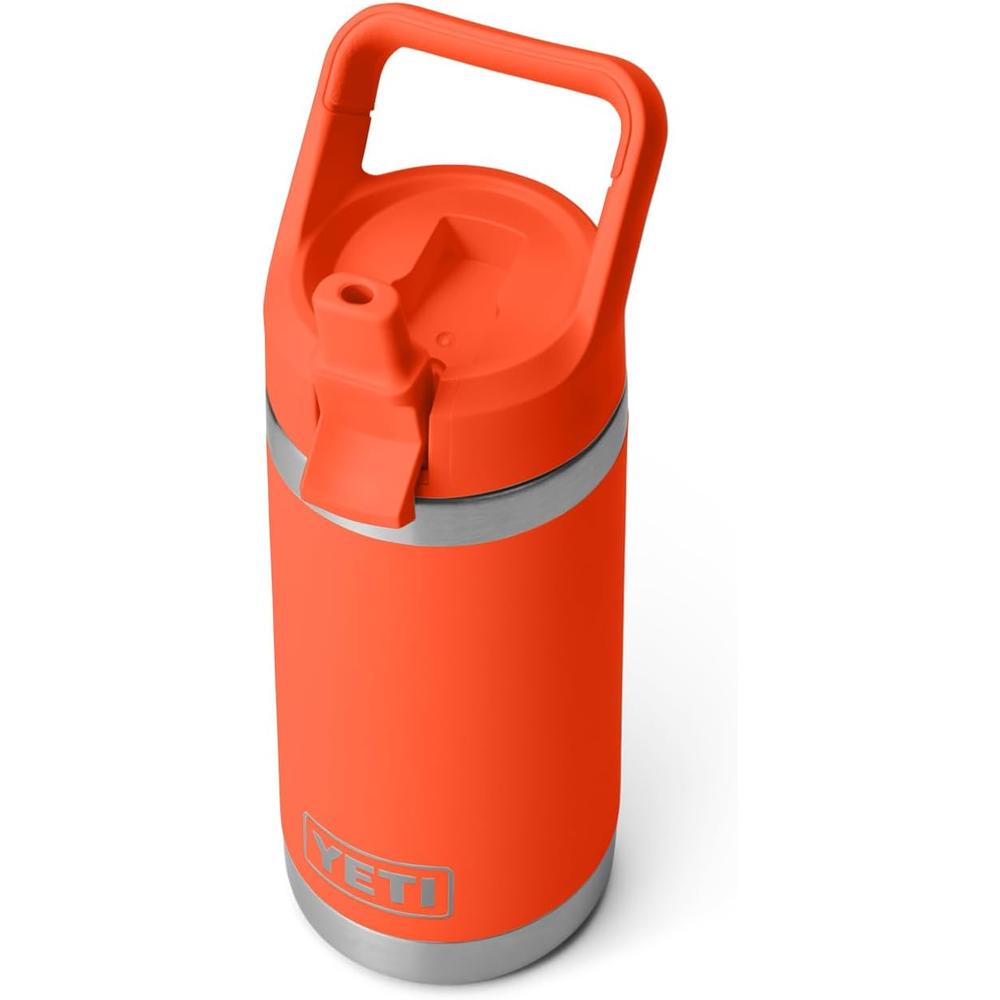 YETI BOTELLA RAMBLER JR. PARA NIÑOS CON CAÑITA DE 12 OZ | NARANJA FUERTE - 1