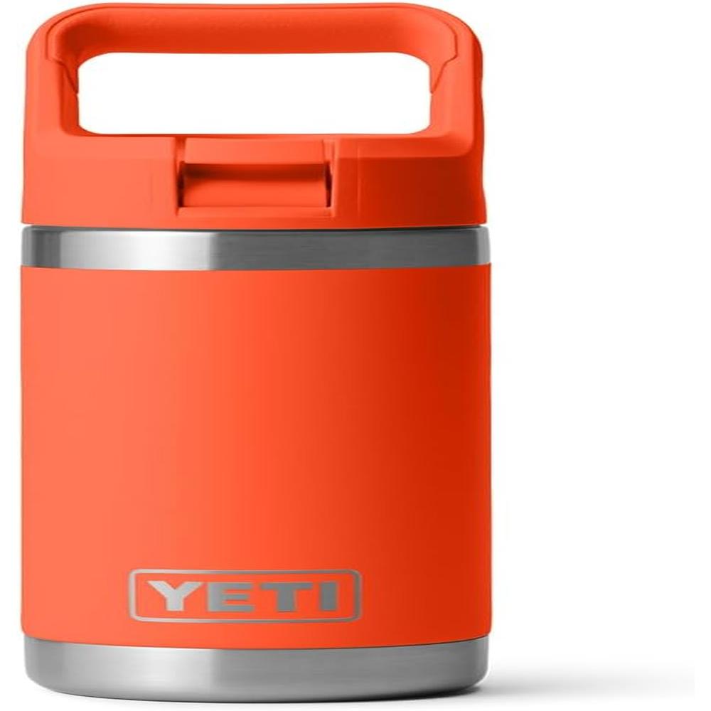 YETI BOTELLA RAMBLER JR. PARA NIÑOS CON CAÑITA DE 12 OZ | NARANJA FUERTE - 3