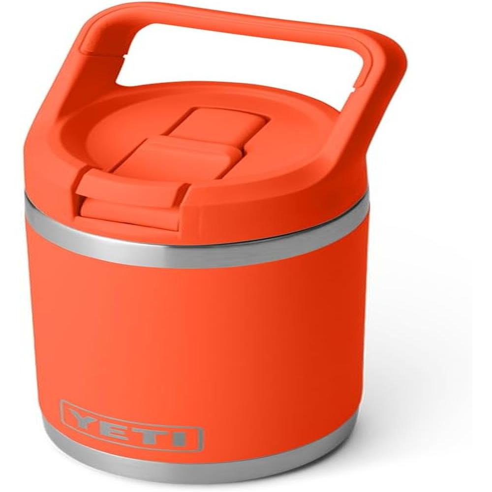 YETI BOTELLA RAMBLER JR. PARA NIÑOS CON CAÑITA DE 12 OZ | NARANJA FUERTE - 5