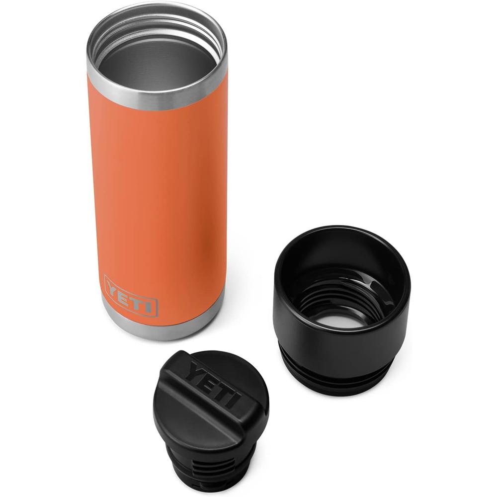 YETI BOTELLA RAMBLER TÉRMICA CON TAPA HOT SHOT DE 18 OZ | NARANJA ARCILLA - 5