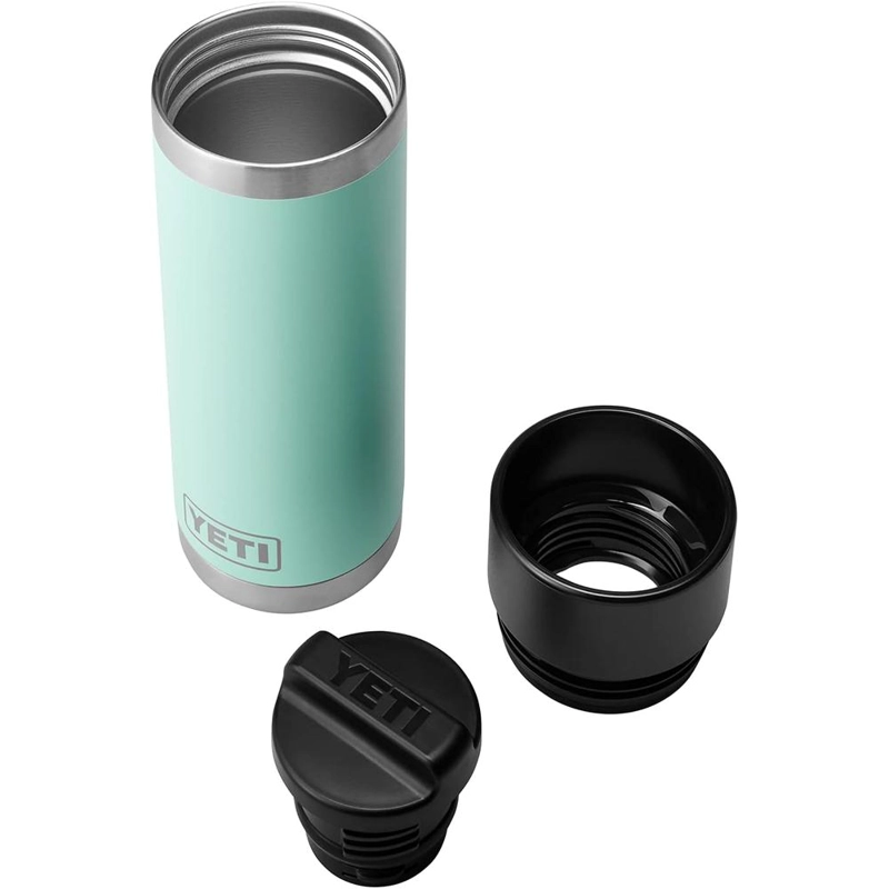 YETI BOTELLA RAMBLER TÉRMICA CON TAPA HOT SHOT DE 18 OZ | VERDE AGUA - 5