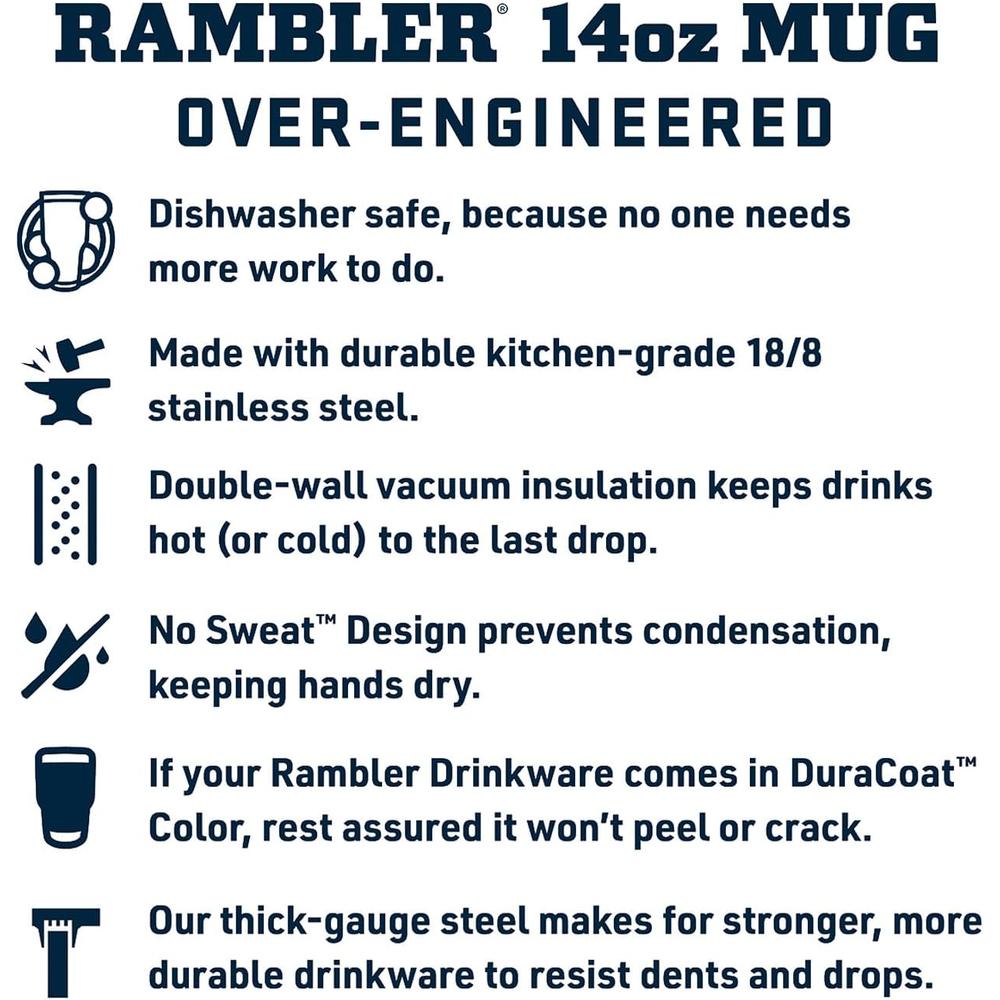 YETI RAMBLER TAZA APILABLE CON TAPA MAGSLIDER DE 14 OZ | BEIGE - 4