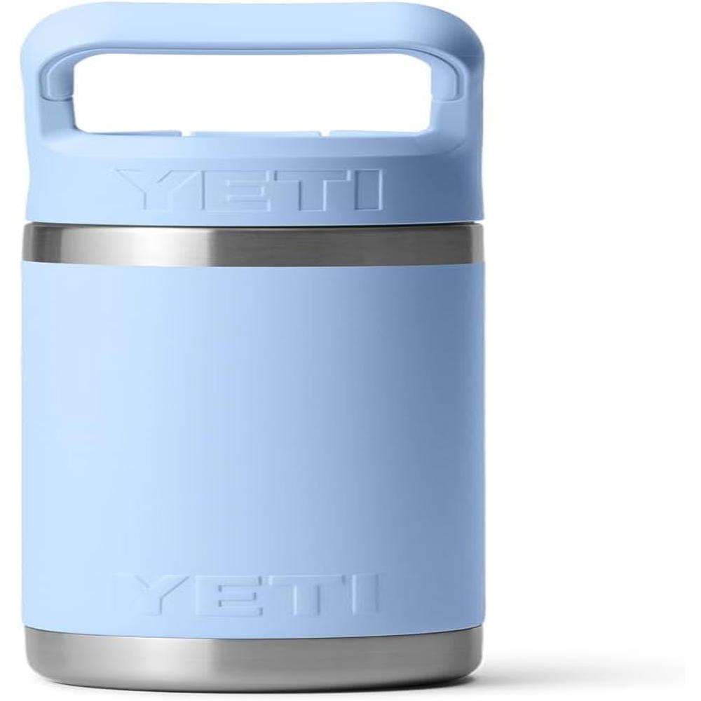 YETI BOTELLA RAMBLER JR. PARA NIÑOS CON CAÑITA DE 12 OZ | CELESTE - 6