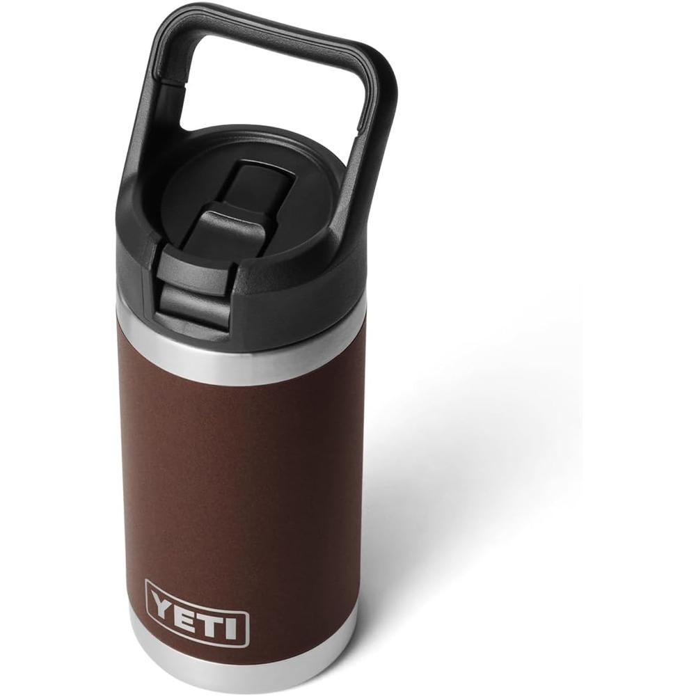 YETI BOTELLA RAMBLER JR. PARA NIÑOS CON CAÑITA DE 12 OZ | MARRÓN - 4