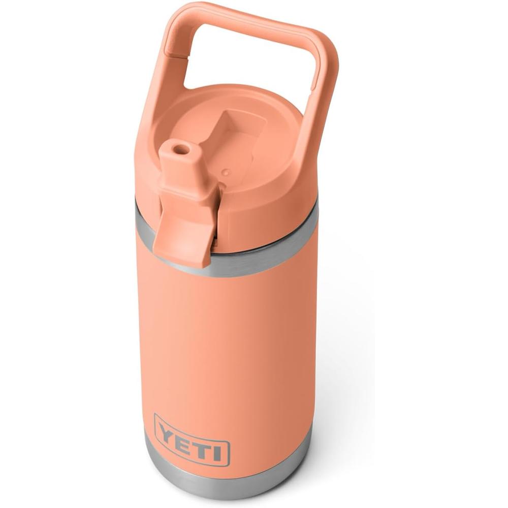 YETI BOTELLA RAMBLER JR. PARA NIÑOS CON CAÑITA DE 12 OZ | MELOCOTÓN - 1