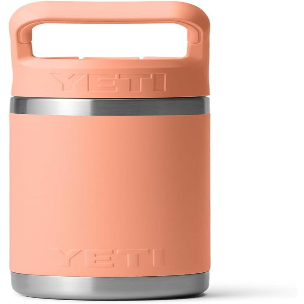 YETI BOTELLA RAMBLER JR. PARA NIÑOS CON CAÑITA DE 12 OZ | MELOCOTÓN - 6