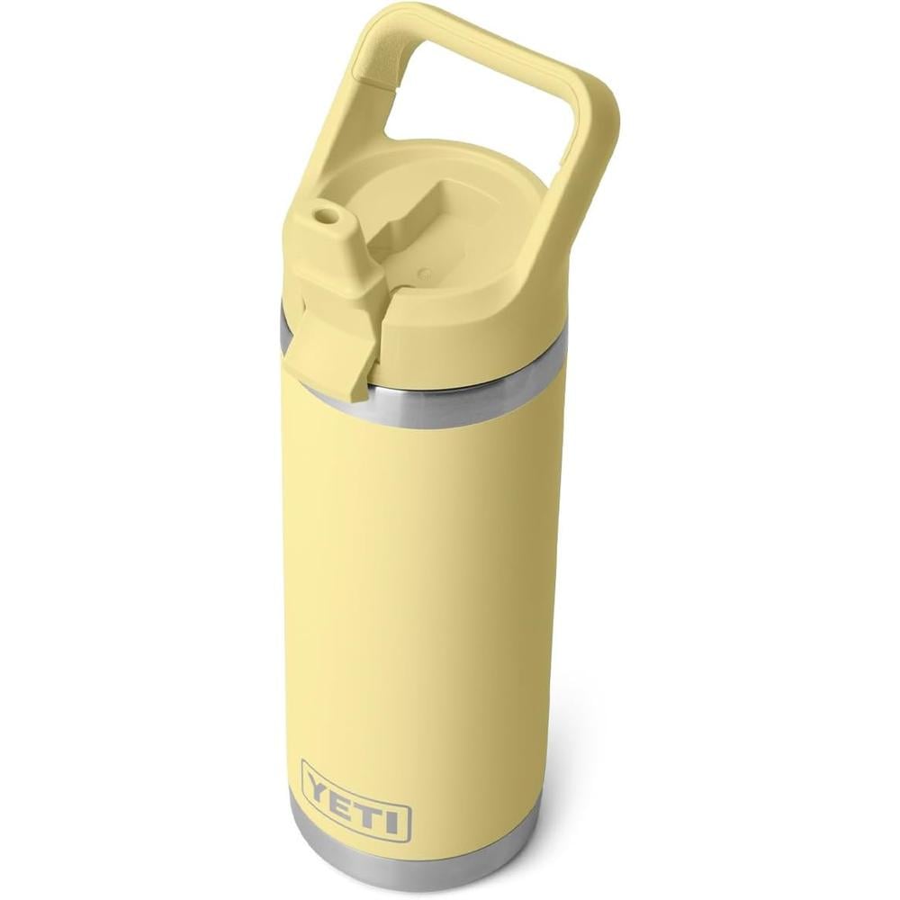 YETI BOTELLA RAMBLER CON TAPA DE CAÑITA DE 18 OZ | AMARILLO BEBÉ - 1