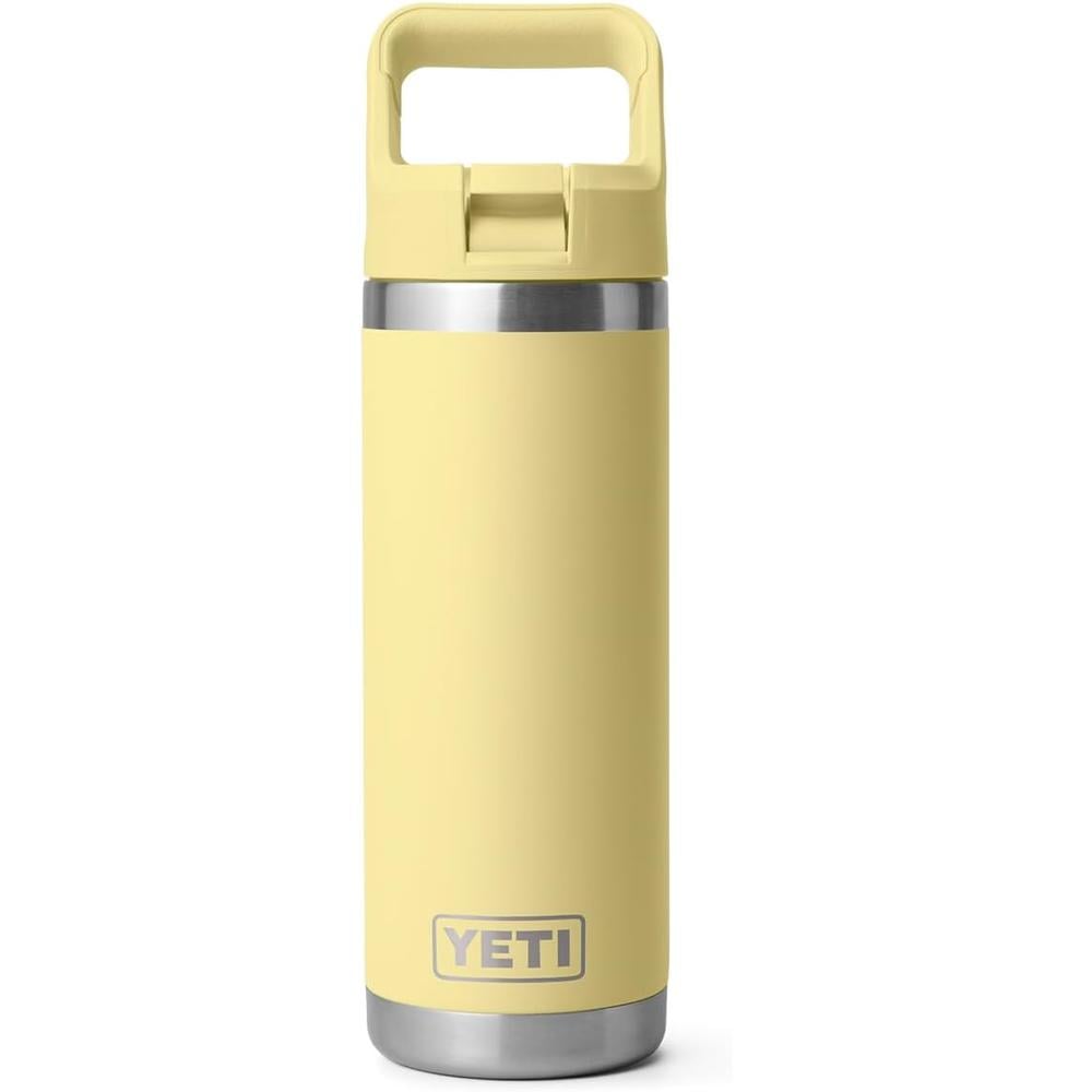 YETI BOTELLA RAMBLER CON TAPA DE CAÑITA DE 18 OZ | AMARILLO BEBÉ - 3