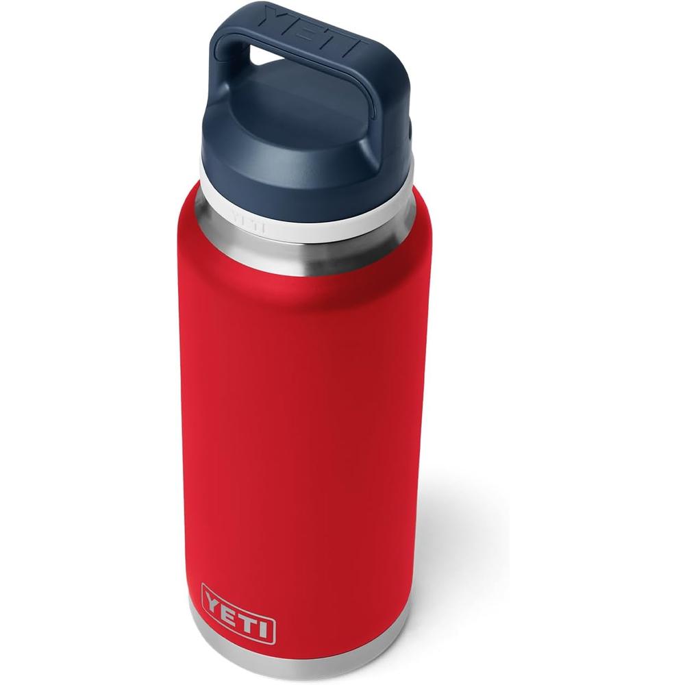 YETI BOTELLA RAMBLER CON TAPA PARA SORBOS DE 36 OZ | ROJO FUERTE - 5