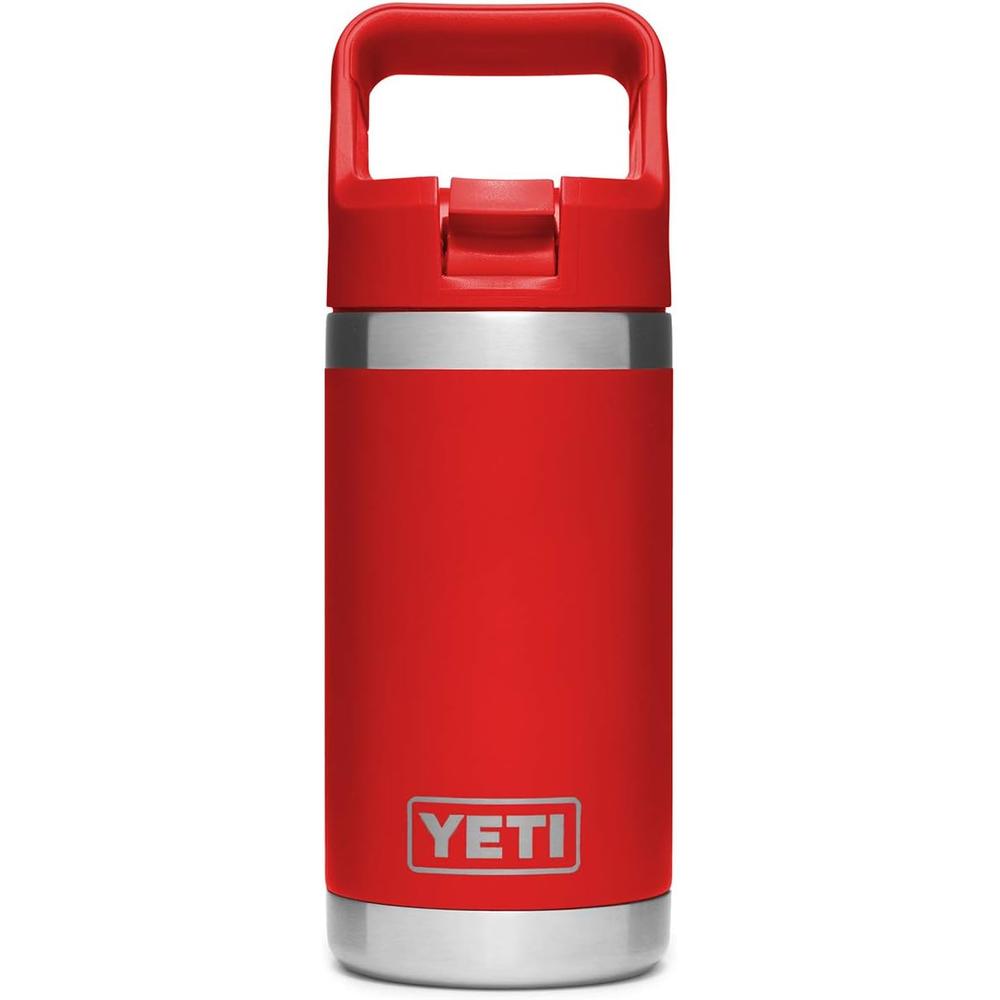 YETI BOTELLA RAMBLER JR. PARA NIÑOS CON CAÑITA DE 12 OZ | ROJO - 3