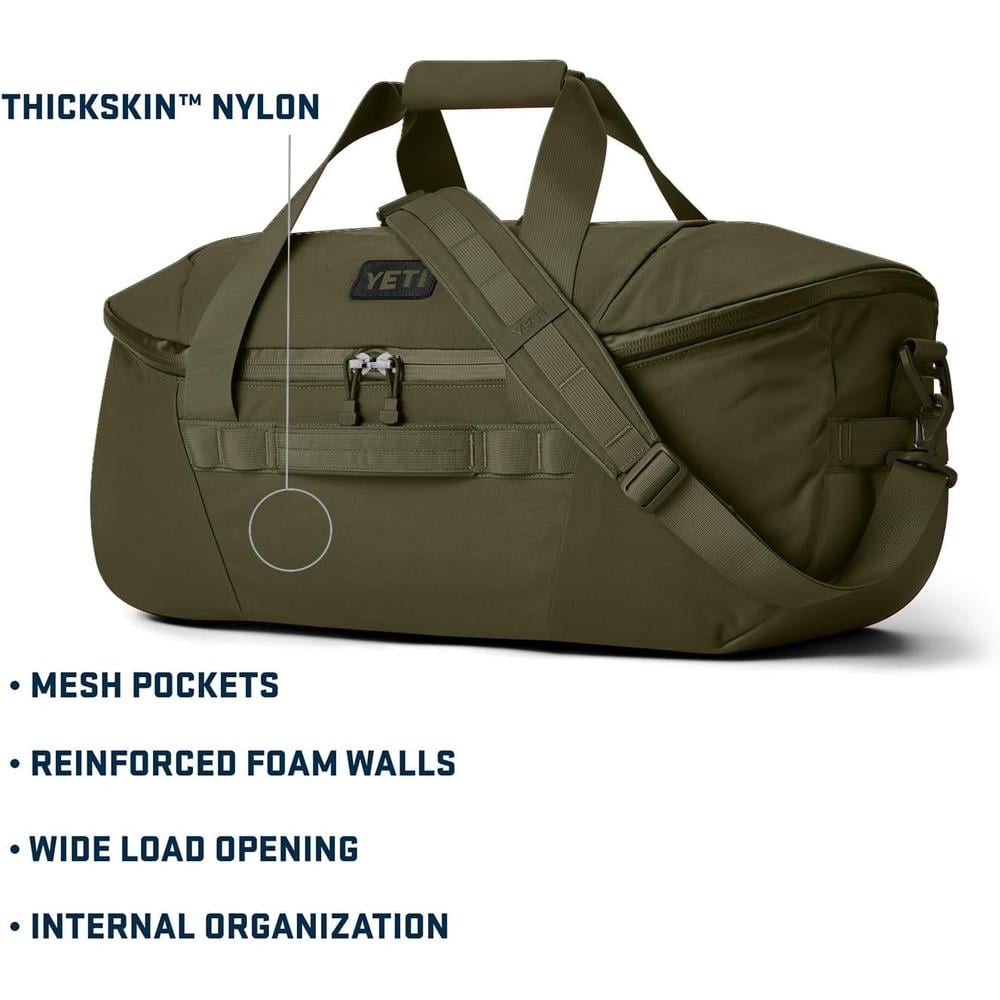 YETI CROSSROADS BOLSA DE LONA PARA VIAJE DE 60L | VERDE OLIVO - 2