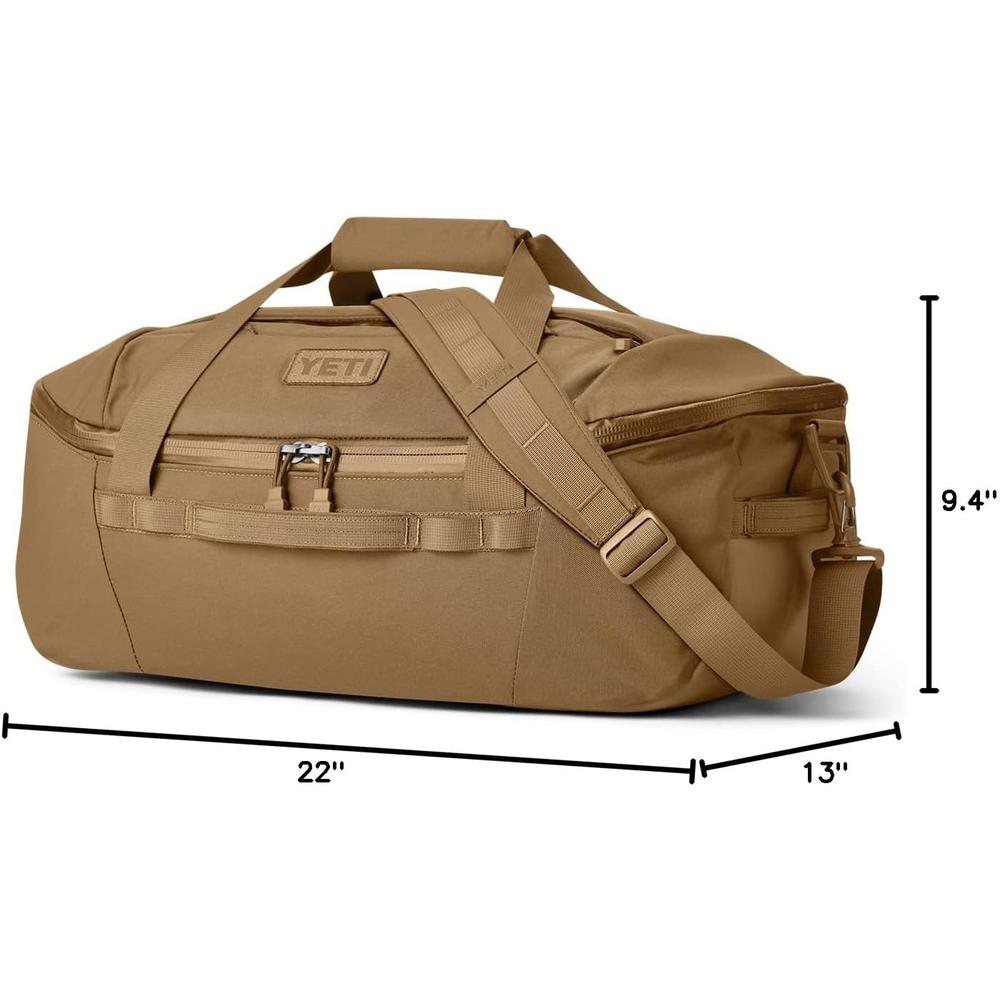 YETI CROSSROADS BOLSA DE LONA PARA VIAJE DE 40L | MARRÓN CLARO - 6