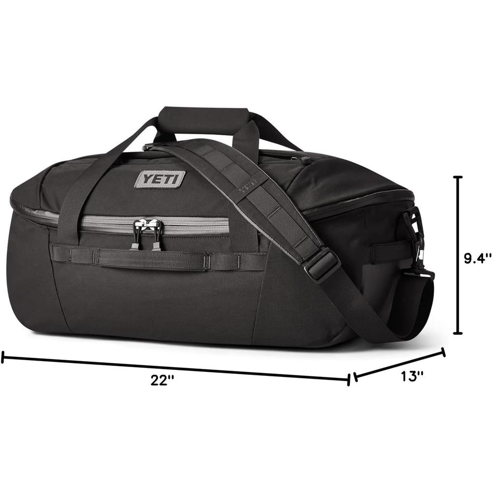 YETI CROSSROADS BOLSA DE LONA PARA VIAJE DE 40L | NEGRO - 6