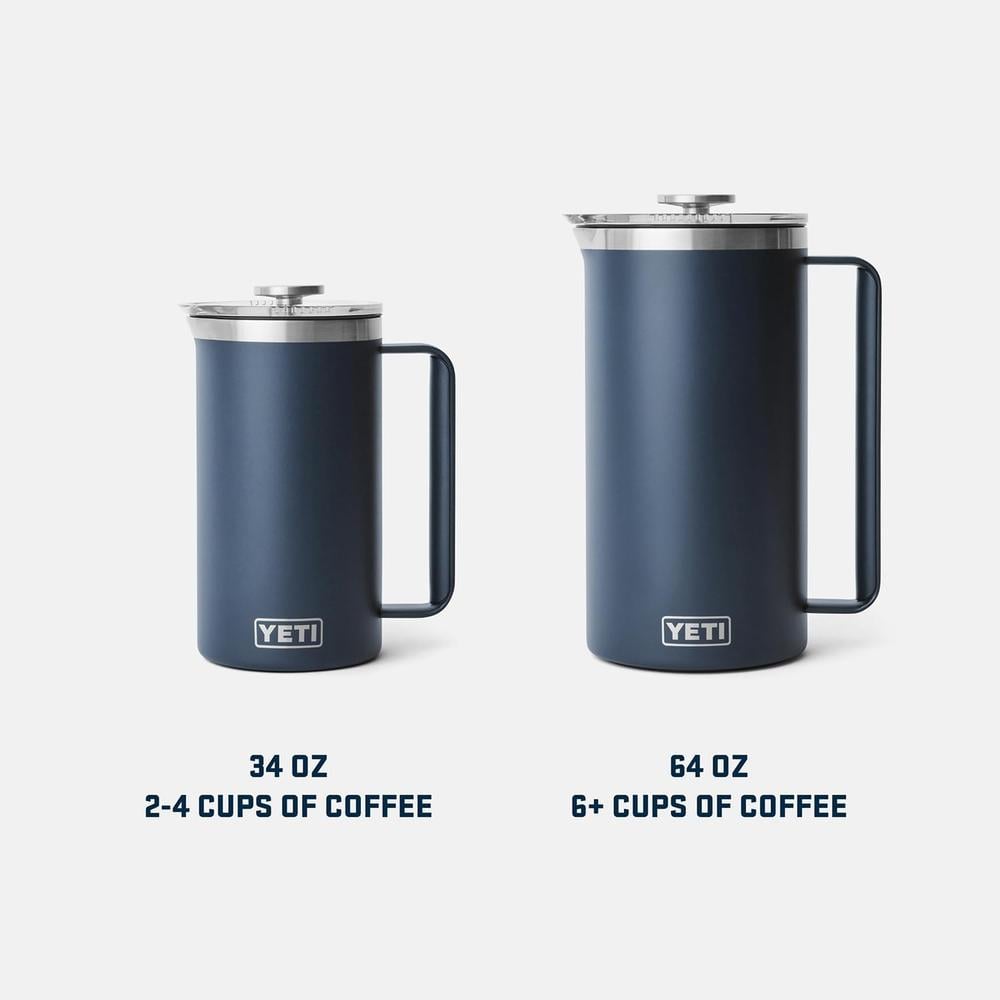 YETI RAMBLER CAFETERA DE PRENSA CON FILTRO DE 34 OZ | PALO ROSA - 4