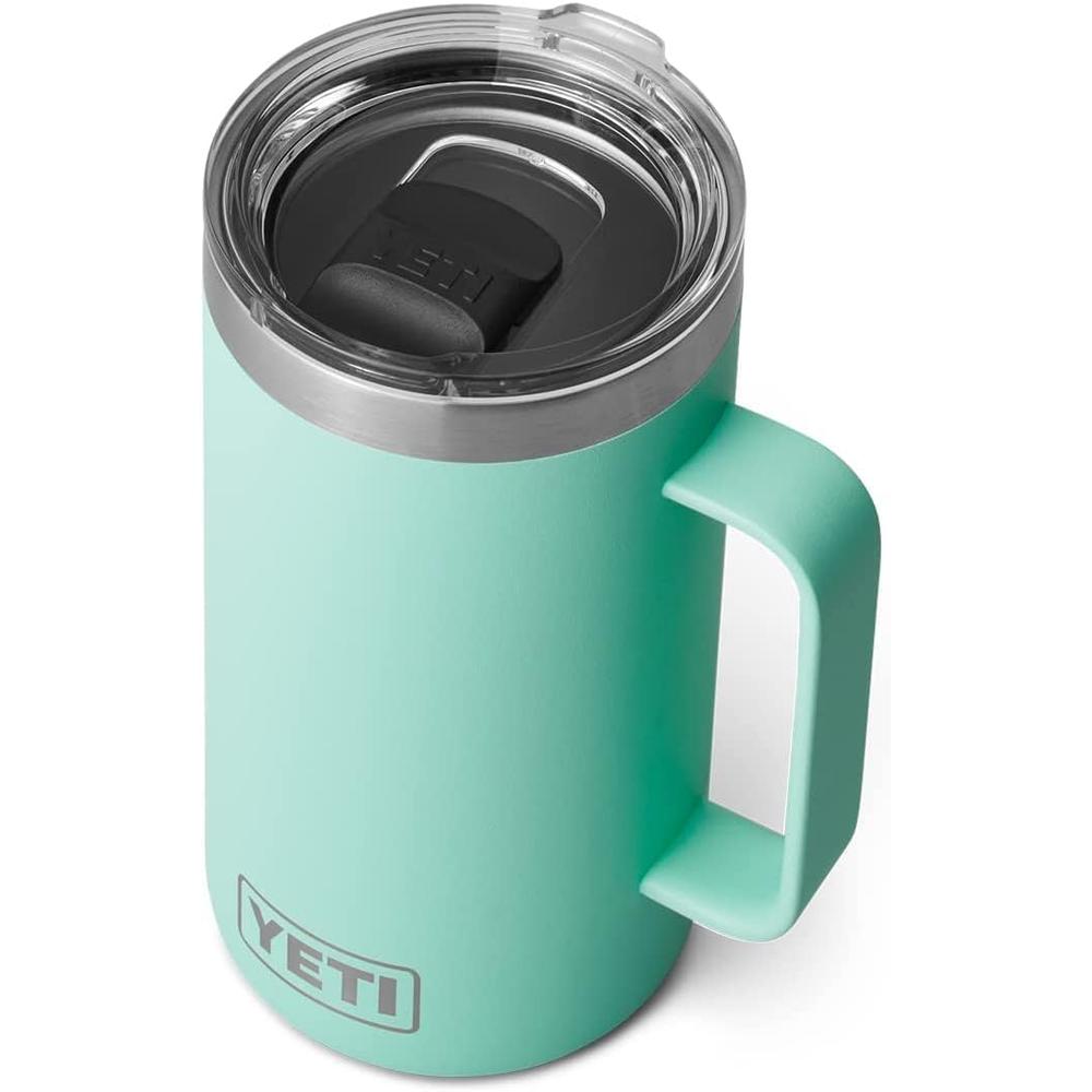 YETI RAMBLER TAZA DE 24 OZ CON TAPA MAGSLIDER | VERDE AGUA - 1