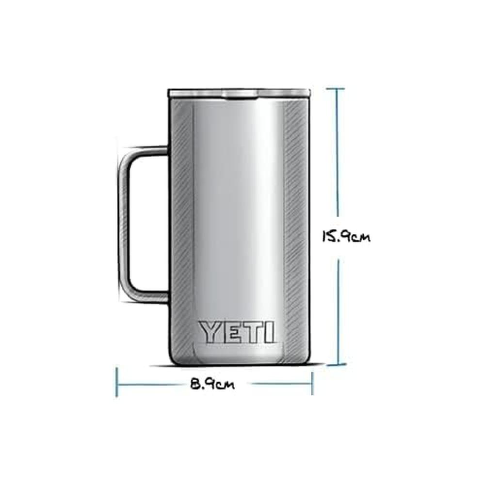 YETI RAMBLER TAZA DE 24 OZ CON TAPA MAGSLIDER | VERDE AGUA - 6
