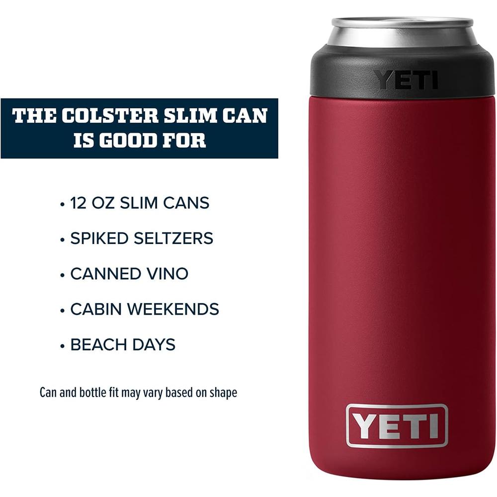 YETI RAMBLER AISLADOR DE LATAS INSERTABLE DE 12 OZ | ROJO - 4