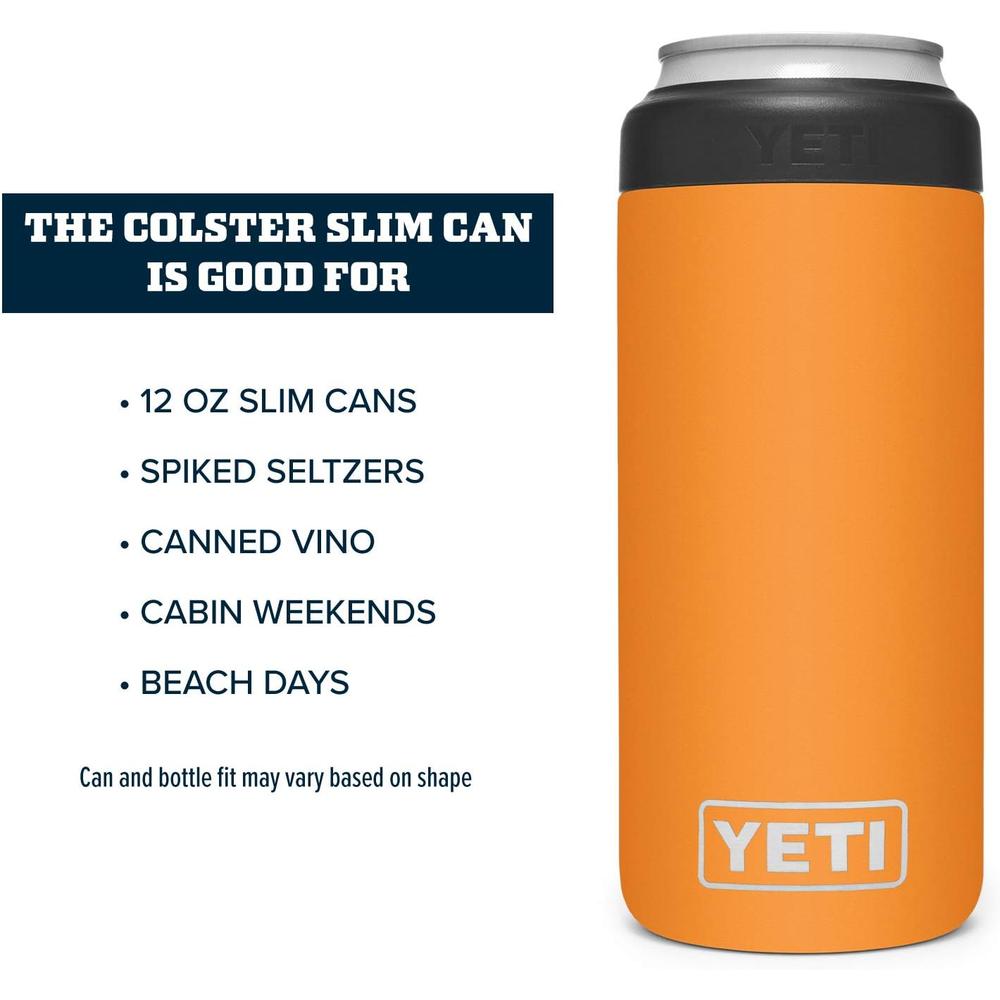 YETI RAMBLER AISLADOR DE LATAS INSERTABLE DE 12 OZ | NARANJA - 4