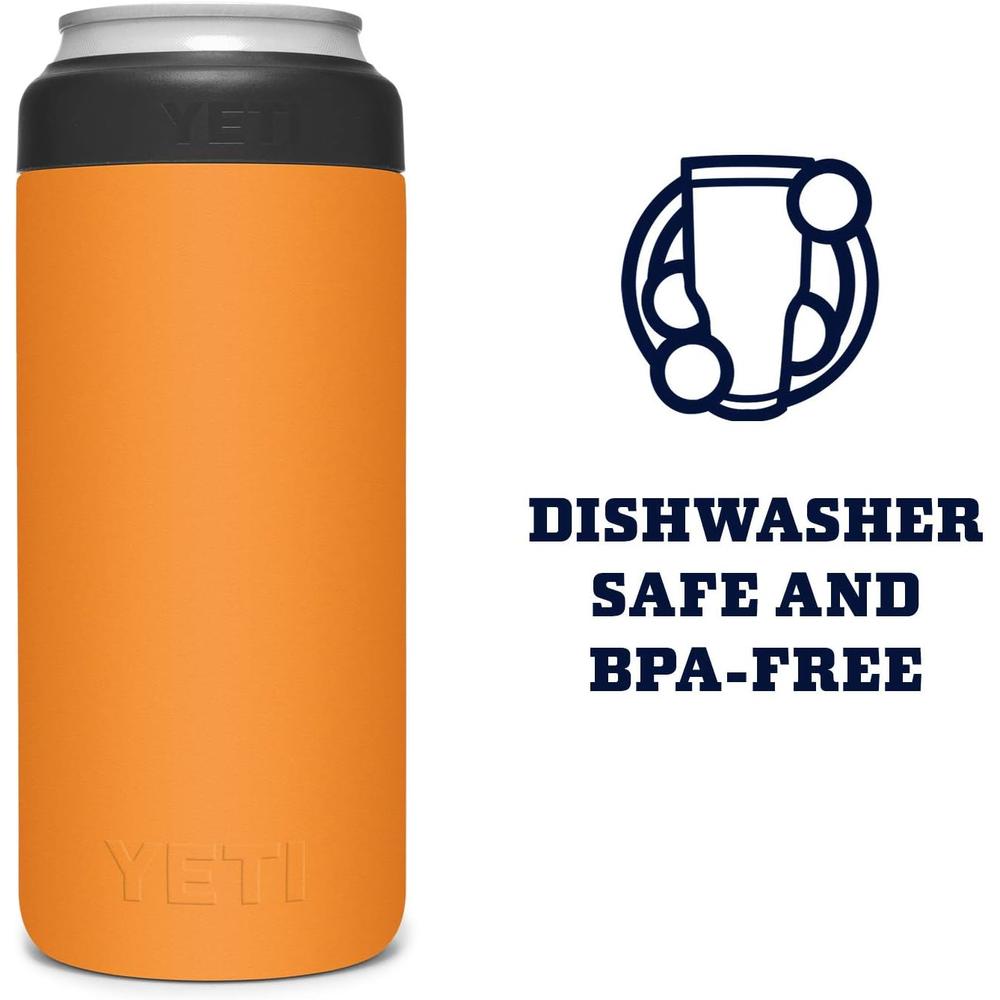 YETI RAMBLER AISLADOR DE LATAS INSERTABLE DE 12 OZ | NARANJA - 5